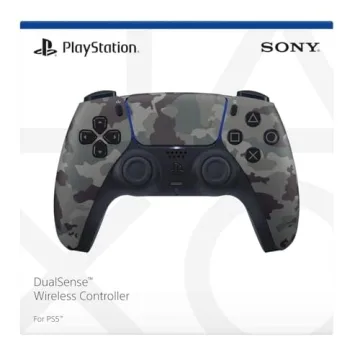 PlayStation DualSense Wireless Controller Gray Camouflage Renewed
