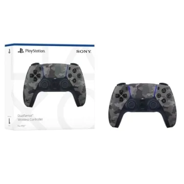 PlayStation DualSense Wireless Controller Gray Camouflage Renewed