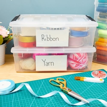 Juvale Clear Self-Adhesive Pocket Label Holders 100 Pack