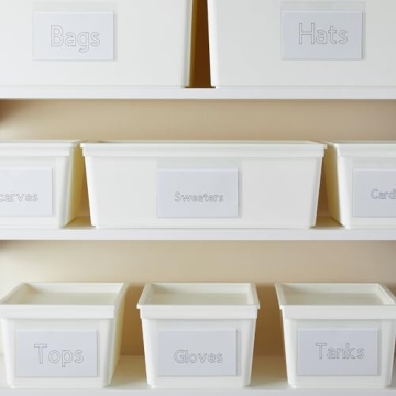 Juvale Clear Self-Adhesive Pocket Label Holders 100 Pack