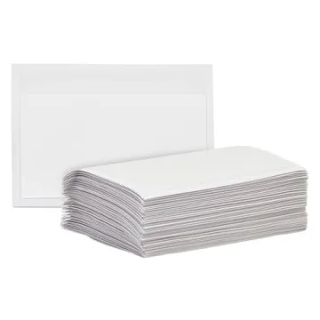 Juvale Clear Self-Adhesive Pocket Label Holders 100 Pack