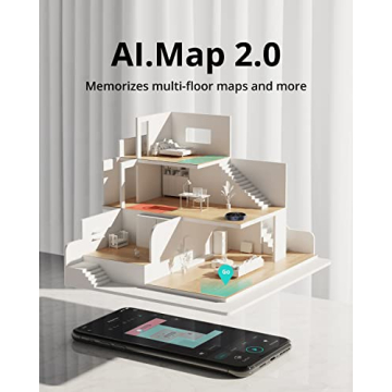 eufy X8 Hybrid, Robot Vacuum and Mop Cleaner with iPath Laser Navigation, Twin-Turbine Technology generates 2000Pa x2 Suction, AI. Map 2.0 Technology, Wi-Fi, Perfect for Pet Owner