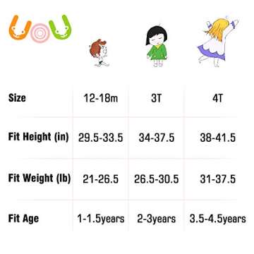 Toddler Girls Training Pants 4 Pack,Baby Girls Cotton Training Underwear,Potty Training Underwear Girls MUL 2T