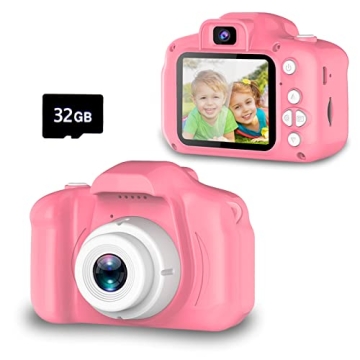 Seckton Upgrade Kids Selfie Camera for Ages 3-9 - Memories in Pink!
