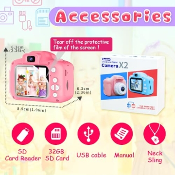 Seckton Kids Selfie Camera - HD Digital for Ages 3-9