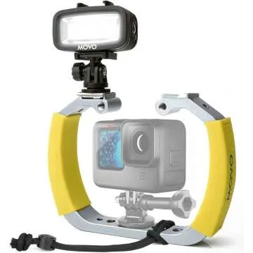 Movo DiveRig4 - Waterproof Diving Rig with LED Light