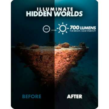 Movo DiveRig4 - Waterproof Diving Rig with LED Light