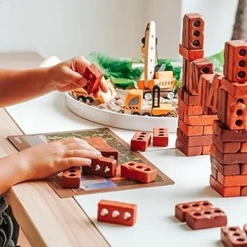 Guidecraft Little Bricks - 60 pc. Set for Kids Building Fun