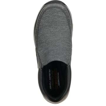 Skechers Men's Expected - Gomel Slip-on Loafer, Grey, 9.5 M US