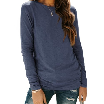 AUTOMET Women's Long Sleeve Comfort Tee - Soft, Breathable & Versatile