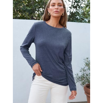 AUTOMET Women's Long Sleeve Comfort Tee - Soft & Versatile