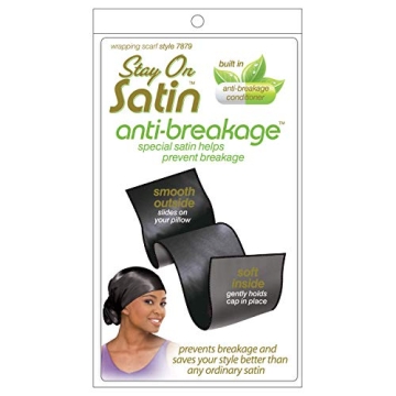 Stay On Satin Hair Wrap for Women - Anti-Breakage Scarf