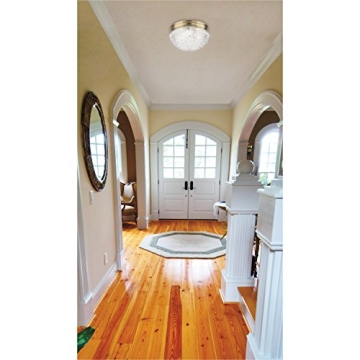 Westinghouse 2-Lite Clear Glass Fixture for Rustic Homes