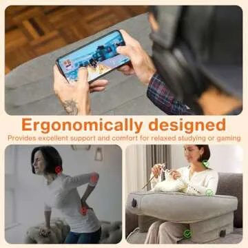 HaHaGo Inflatable Reading Pillow for Comfort Anywhere