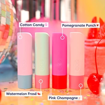 eos Party Vibes Lip Balm 4-Pack for All-Day Moisture