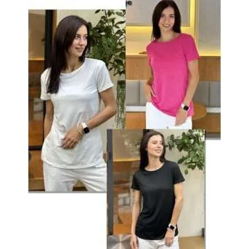 Comfortable Women's Casual Shirts in 3-Pack by Zeagoo