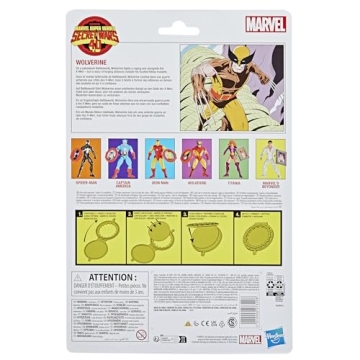 Marvel Legends Wolverine 6 Inch Action Figure - Retro Style