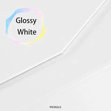 PACKGILO White Extra Large Gift Box with Magnetic Lid