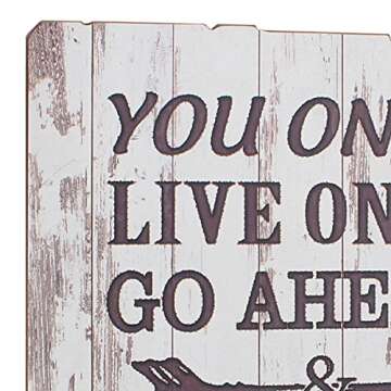 Stonebriar Live Your Adventure Wall Art for Home Decor