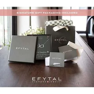 EFYTAL Mother Daughter Necklace for Every Occasion