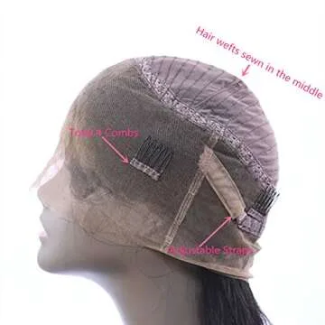 Enoya 360 Lace Frontal Loose Wave Wig - 180% Density