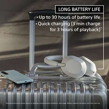 Sony WH-1000XM5 The Best Wireless Noise Canceling Headphones, Auto NC Optimizer, 30-Hour Battery, Alexa Voice Control, Midnight Blue