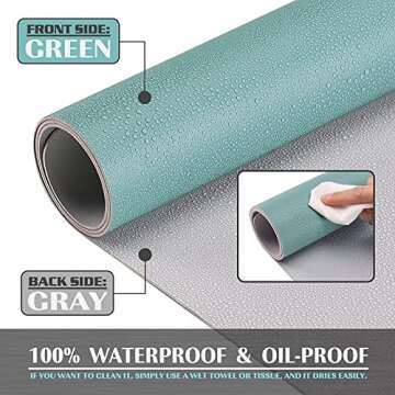 K KNODEL Leather Desk Mat - Stylish & Durable Protection