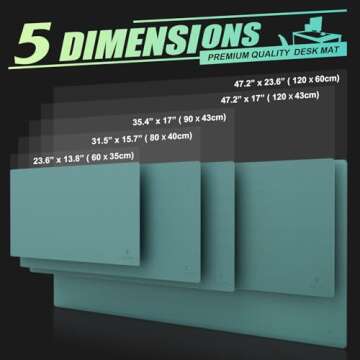 K KNODEL Leather Desk Mat - Stylish & Durable Protection