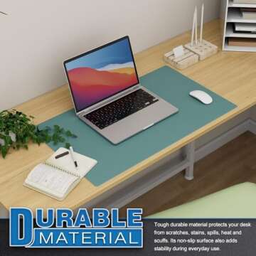 K KNODEL Leather Desk Mat - Stylish & Durable Protection