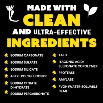 Molly's Suds Dishwasher Pods Eco-Friendly & Residue-Free 60 Tabs