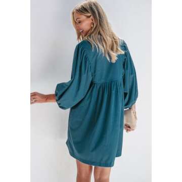 Womens Corduroy Mini Dress for All Occasions - Chic & Comfortable