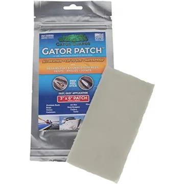 Gator Patch Fiberglass Reinforced Repair Patch - Repairs Holes, Dents & Cracks on Multiple Surfaces ...