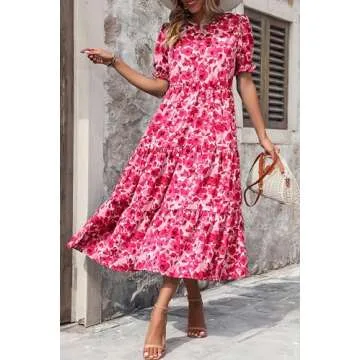 PRETTYGARDEN Women's Summer Casual Boho Dress Online