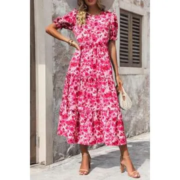 PRETTYGARDEN Women's Summer Casual Boho Dress Online
