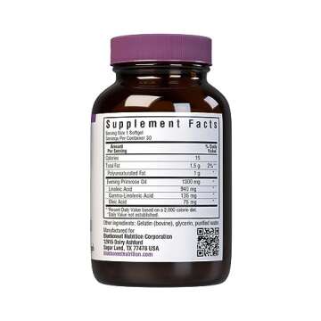 BlueBonnet Evening Primrose Oil Softgels - 1300 mg for Women's Health