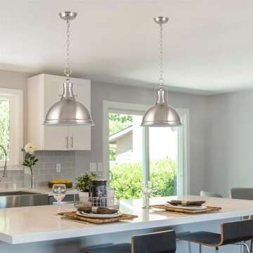 Kira Home Belle Modern Industrial Pendant Light