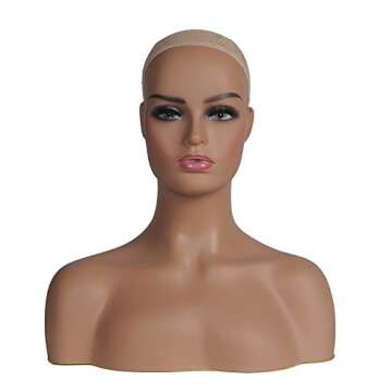 L7 MANNEQUIN Head for Wigs Earrings Hats Sunglasses Display