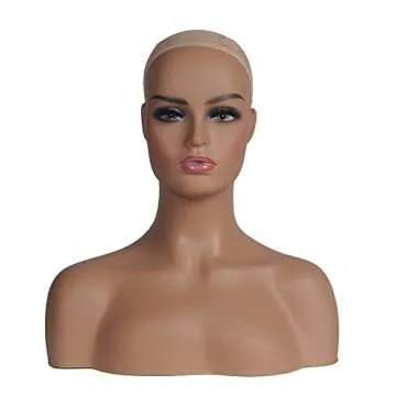 L7 MANNEQUIN Head for Wigs Earrings Hats Sunglasses Display