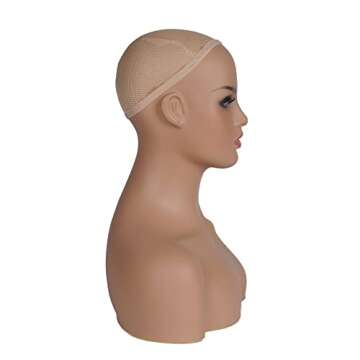 L7 MANNEQUIN Head for Wigs Earrings Hats Sunglasses Display