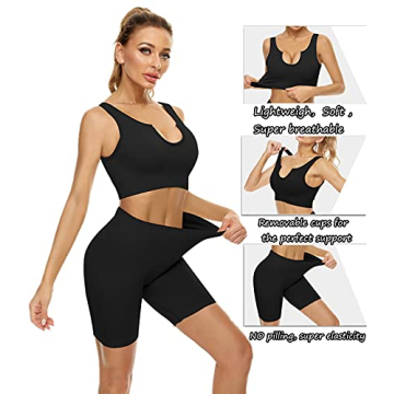 niyokki Ribbed Workout Set for Women - Comfort & Style