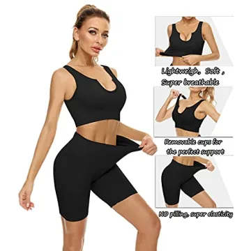 niyokki Ribbed Workout Set for Women - Comfort & Style