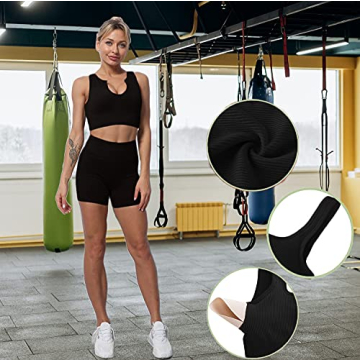 niyokki Ribbed Workout Set for Women - Comfort & Style