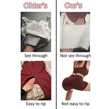 niyokki Ribbed Workout Set for Women - Comfort & Style