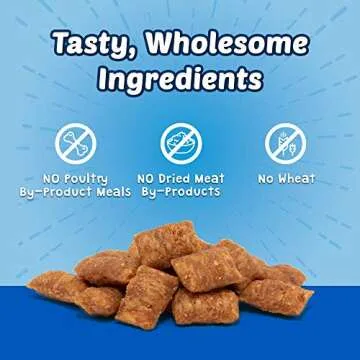 Blue Buffalo Bursts Crunchy Cat Treats Variety Pack, Chicken, Chicken Liver and Beef, and Seafood 5-oz Bags (3 count)
