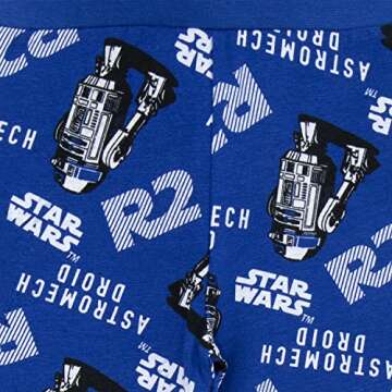STAR WARS Boys R2D2 Pajamas Size 7 Multicoloured
