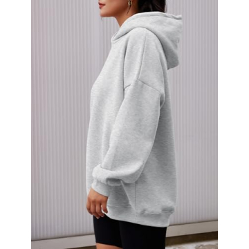 Trendy AUTOMET Women's Oversized Fleece Hoodie for Fall