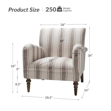 Luxurious HULALA HOME Accent Chair with Stunning Design