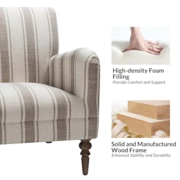 Luxurious HULALA HOME Accent Chair with Stunning Design