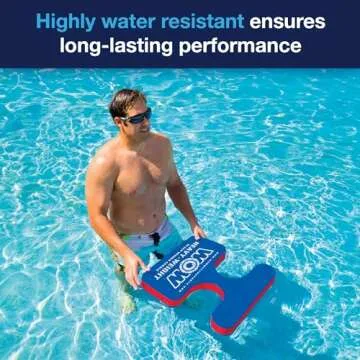 WOW Sports - Water Saddle For Adults - Holds 300 LBS - Strong Foam Support - Poolside Seat Cussions - 21" x 20" x 2.4"
