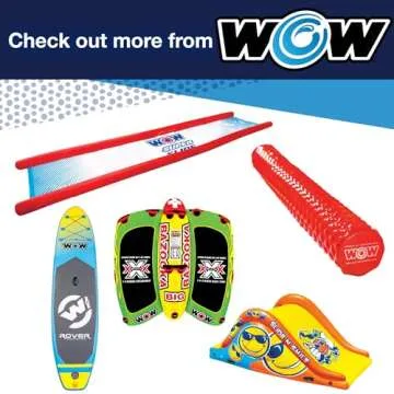 WOW Sports - Water Saddle For Adults - Holds 300 LBS - Strong Foam Support - Poolside Seat Cussions - 21" x 20" x 2.4"